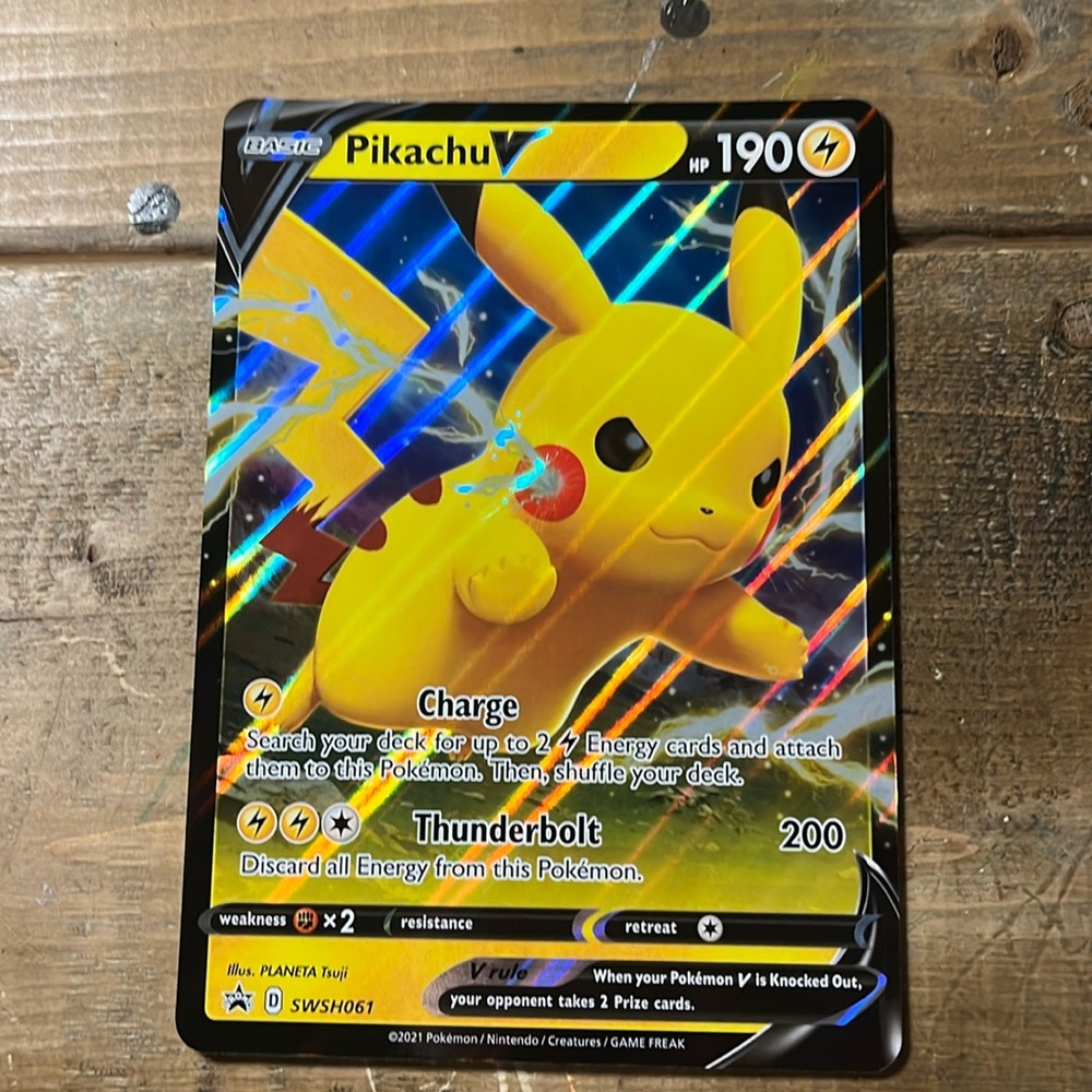 Pokemon pikachu jumbo card